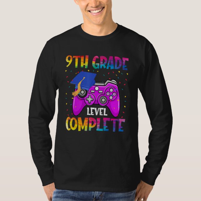 Camiseta 9th Grade Level Complete Last Day Of School Gradua (Frente)