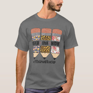 Camiseta 9Th Grade Teacher Back To School Teach Love Inspir