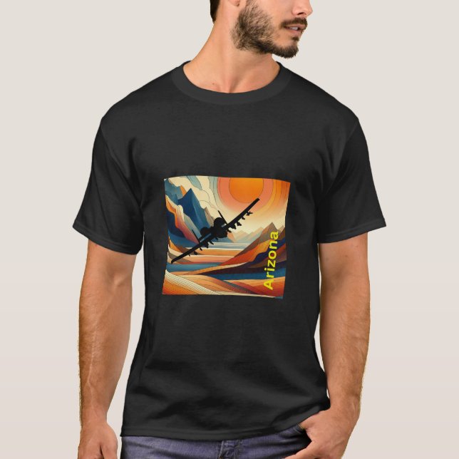 Camiseta A10 Warthog Sobre o Arizona (Frente)