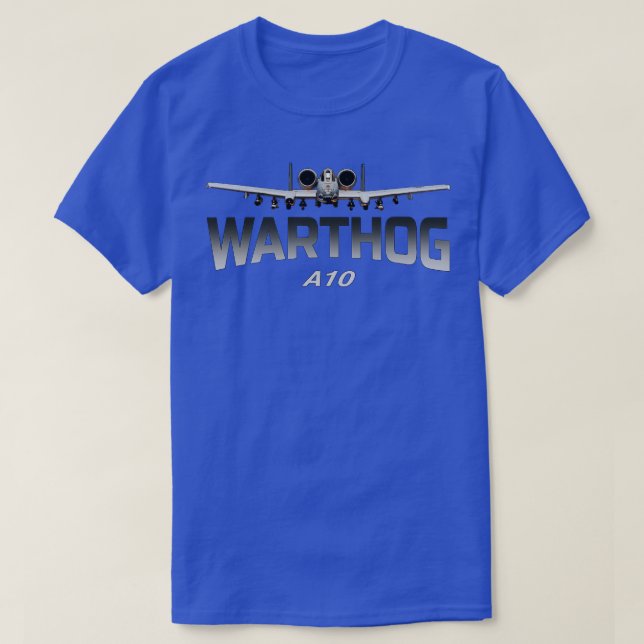 Camiseta A10 Warthog Thunderbolt II Jet Fighters 1 (Frente do Design)