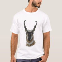 A19 Cabeça de antílope-pronghorn macho de face esc