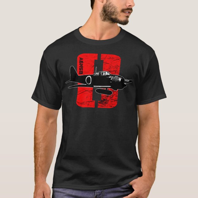 Camiseta A6M zero (Frente)