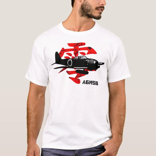 Camiseta A6M zero (Frente)