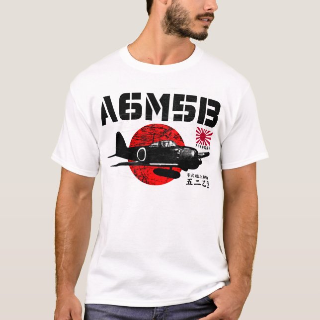 Camiseta A6M zero (Frente)