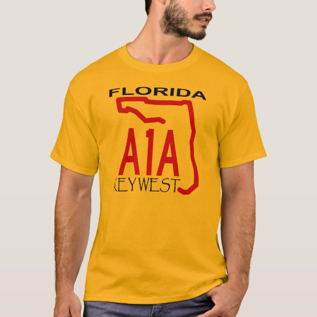 Camiseta A-1-A Key West iluminam-se (Frente)