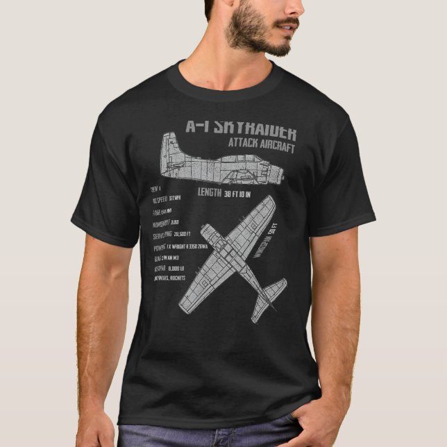 Camiseta A-1 Skyraider (Frente)