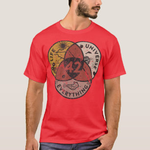 Camiseta A 42 Resposta à Vida O Universo e Tudo