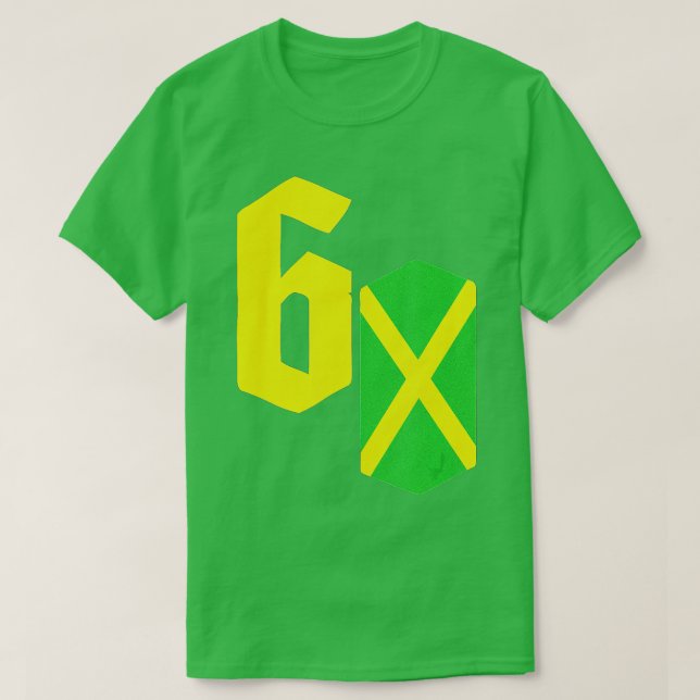 Camiseta A 60ª Celebração da Independência da Jamaica Orgul (Frente do Design)