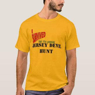 Camiseta A 7a CAÇA ANUAL do DIABO do JÉRSEI