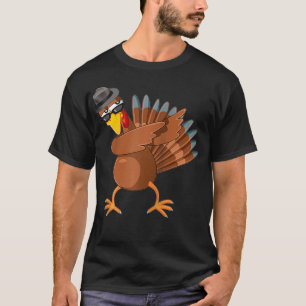 Camiseta A Abater Os Homens De Ação De Graças Na Turquia