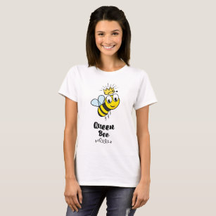 Camiseta A abelha de rainha bonito Bumble a abelha com