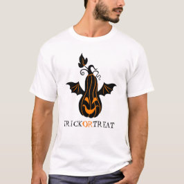 Camiseta A Abóbora De Halloween Está A Bater