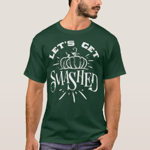 Camiseta A Abóbora Do Outono Do Dia Das Bruxas Deixa-Se Esm