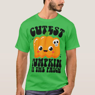 Camiseta A Abóbora Mais Corajosa Nas Crianças De Figurino D