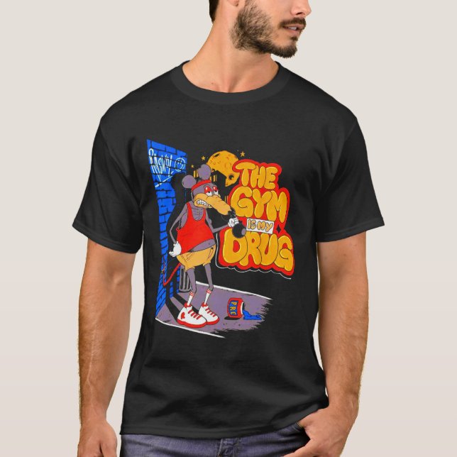 Camiseta A Academia É A Minha Engraçada Droga, Arranjando B (Frente)