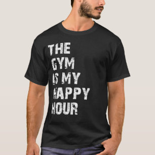 Camiseta a academia é a minha hora feliz