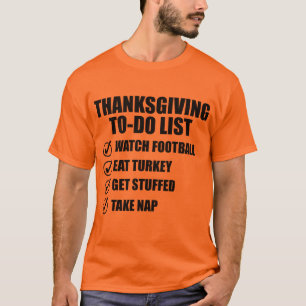 Camiseta A acção de graças dos homens para fazer a camis