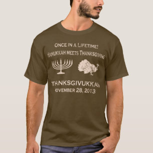 Camiseta A acção de graças engraçada do vintage encontr