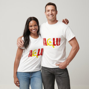 Camiseta A ACLU é comunista Faded.png