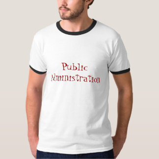Camiseta A administração pública
