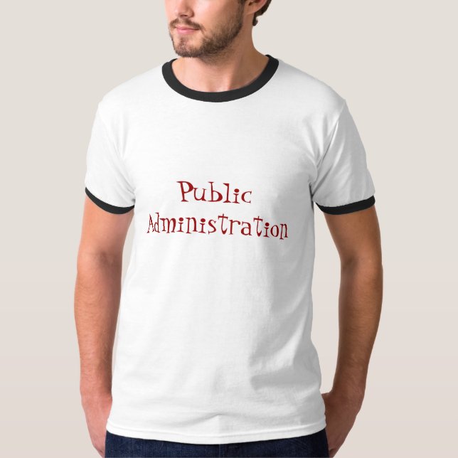Camiseta A administração pública (Frente)