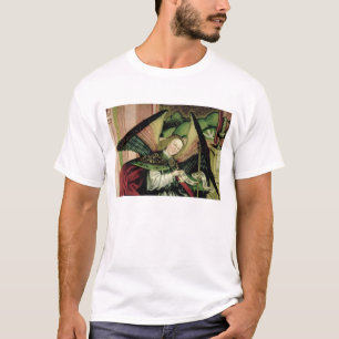 Camiseta A adoração dos pastores - detalhe de um Ange