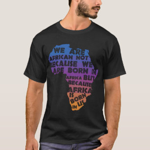 Camiseta A África É Nascer No Sol De Nós