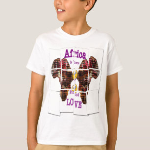 Camiseta A África é onde encontrei o Amor