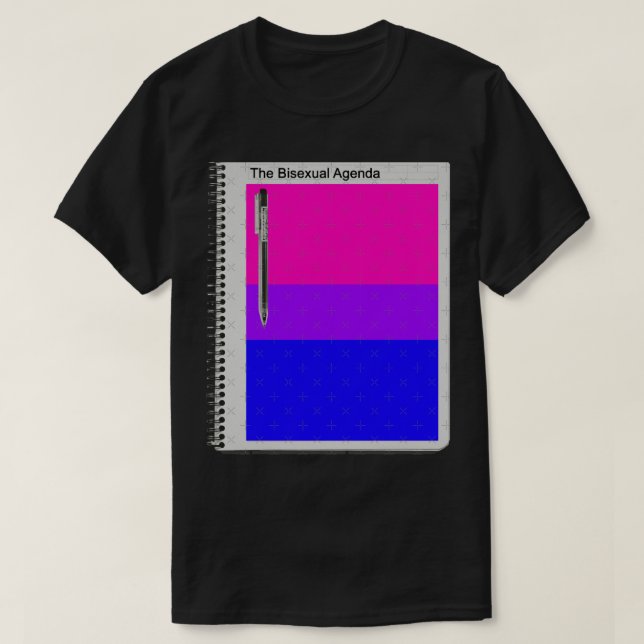 Camiseta A Agenda Bi (Frente do Design)