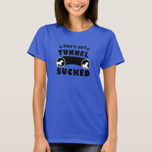 Camiseta A agilidade engraçada persegue o t-shirt do túne