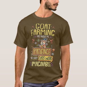 Camiseta A Agricultura De Cabra Feia Me Ensinou Paciência