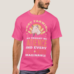 Camiseta A Agricultura De Cabra Me Ensinou Paciência E Cada