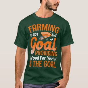 Camiseta A Agricultura Não É O Trator De Fazenda Engraçado 