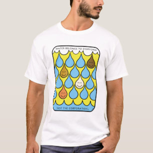 Camiseta A água pertence a todos