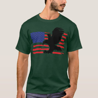 Camiseta a águia-americana clássica