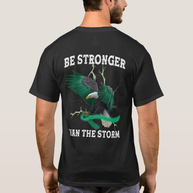 Camiseta A Águia De Sensibilização Mental Quebra O Estigma  (Verso)