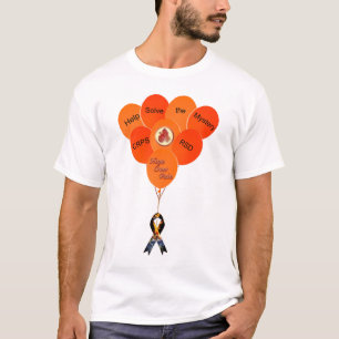 Camiseta A ajuda resolve o T dos balões do mistério CRPS