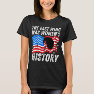 Camiseta A Ala Leste Era Citação Divertida de História das