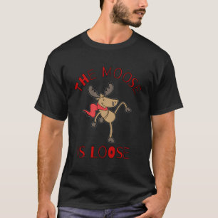 Camiseta A Alce É Um Presente Humorístico Engraçado Perdido
