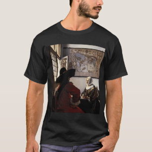 Camiseta A Alegoria da Pintura de Johannes Vermeer