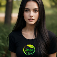 A Alegria Da Camisa-T Das Mulheres Vegan