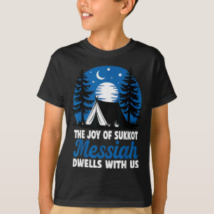 Camiseta A Alegria do Sukkot Messias Mora Conosco Ho Judaic