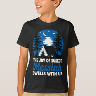 Camiseta A Alegria do Sukkot Messias Mora Conosco Ho Judaic