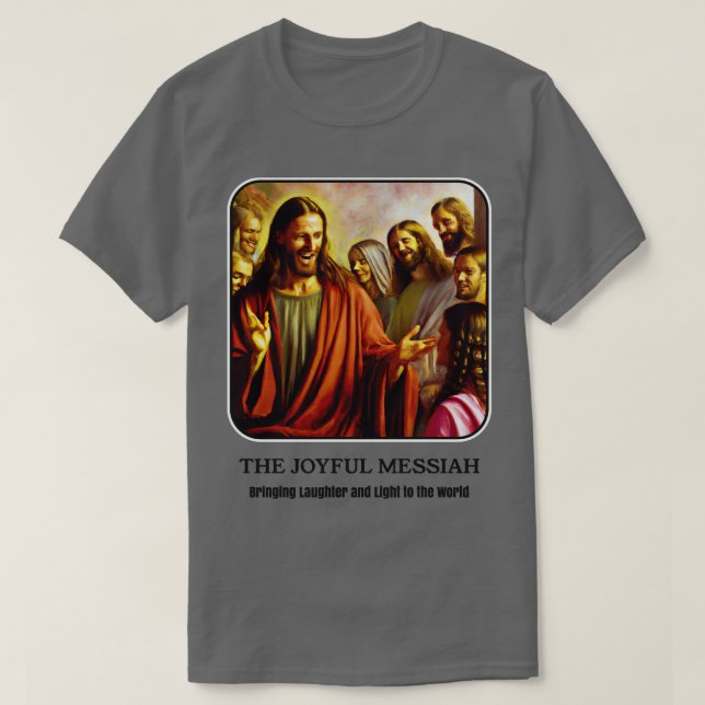 Camiseta A Alegria Messias (Frente do Design)