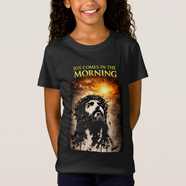 Camiseta A Alegria Vem pela Manhã (Frente)