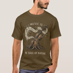 Camiseta A Alma da Natureza - Antigas Raízes de Árvore de C