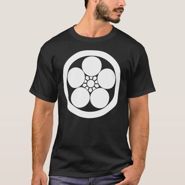Camiseta A ameixa ao estilo umebachi floresce em círculo (Frente)