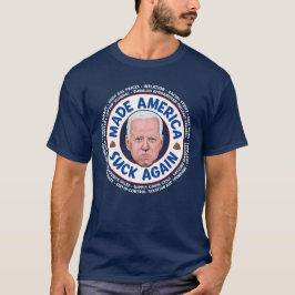 Camiseta A América Chupou Joe Biden Dark T-Shirt