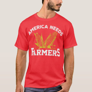 Camiseta A América do Agricultor precisa de agricultura de
