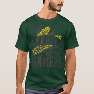 Camiseta A América do Agricultor precisa de agricultura de
